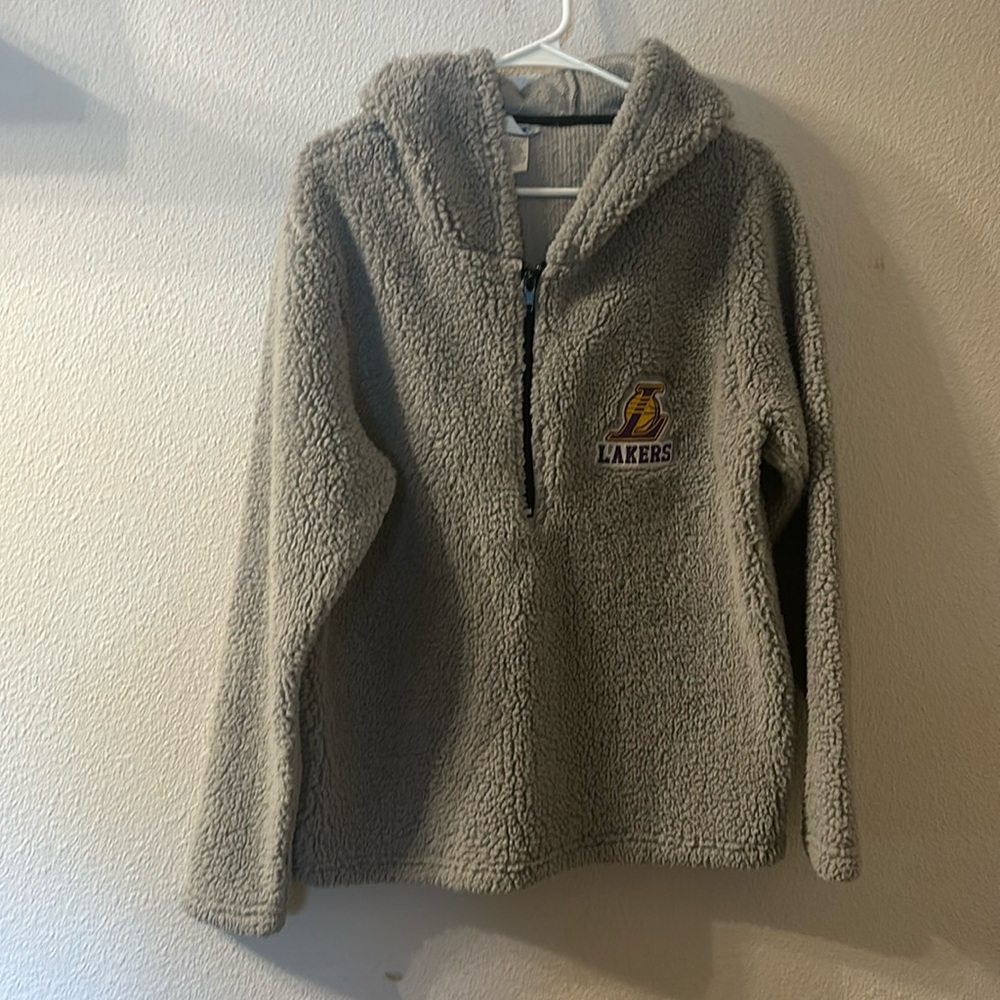 NBA Lakers Sherpa hoodie size large